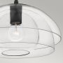 Quintiesse Lotus QNLOTUSPBLK lampa wisząca 1x60 W czarna-przezroczysta zdj.4