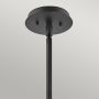Quintiesse Lotus QNLOTUSPBLK lampa wisząca 1x60 W czarna-przezroczysta zdj.5