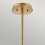 Quintiesse Lotus QNLOTUSPHBR lampa wisząca 1x60 W mosiądz-przezroczysta zdj.5