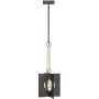 Quintiesse Ludlow QNLUDLOW1PGR lampa wisząca 1x60 W grafitowa zdj.1