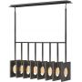 Quintiesse Ludlow QNLUDLOW8GR lampa wisząca x60 W grafitowa zdj.1
