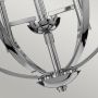 Quintiesse Mondo QNMONDO8 lampa wisząca x3 W biała-chrom zdj.2