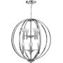 Quintiesse Mondo QNMONDO8 lampa wisząca x3 W biała-chrom zdj.1