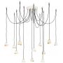 Quintiesse Nula QNNULA12P lampa wisząca x40 W biała-złota zdj.1
