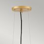 Quintiesse Nula QNNULA1P lampa wisząca 1x100 W biała-złota zdj.3
