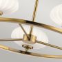 Quintiesse Pim QNPIM5FXG lampa wisząca 5x W złota zdj.4