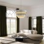 Quintiesse Reverie QNREVERIE12PCPG lampa wisząca x40 W złota-szary/popielaty zdj.5