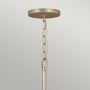 Quintiesse Reverie QNREVERIE12PCPG lampa wisząca x40 W złota-szary/popielaty zdj.4