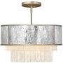 Quintiesse Reverie QNREVERIE4PCPG lampa wisząca 4x40 W złota-szary/popielaty zdj.2
