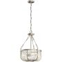Quintiesse Roux QNROUX3BN lampa wisząca 3x60 W nikiel zdj.1