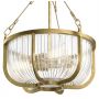 Quintiesse Roux QNROUX3NBR lampa wisząca 3x60 W mosiądz zdj.3