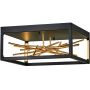 Quintiesse Styx QNSTYXLEDFBG lampa podsufitowa 1x8 W czarna-złota zdj.1