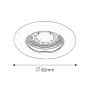Rabalux Lite 1050 lampa do zabudowy 1x50 W chrom zdj.2