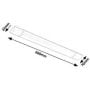 Rabalux Batten Light 1451 lampa podszafkowa 1x20 W biała zdj.2