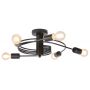 Rabalux Carly 2096 lampa podsufitowa 5x15 W czarny zdj.3