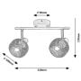 Rabalux Grendel 3128 lampa podsufitowa zdj.2