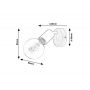 Rabalux Pablo 3976 kinkiet 1x40 W czarny zdj.2