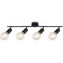 Rabalux Lamar 3989 lampa podsufitowa 4x40 W czarna zdj.1