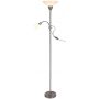 Rabalux Diana 4067 lampa stojąca 2x60 W biała-chrom zdj.1