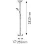 Rabalux Beta 4076 lampa stojąca 2x230 W brązowa zdj.2
