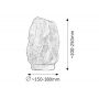 Rabalux Rock 4130 lampa stojąca 1x15 W pomarańczowa zdj.2