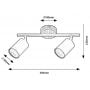 Rabalux Edmund 5296 lampa podsufitowa zdj.2