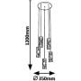 Rabalux Oberon 5340 lampa wisząca zdj.2