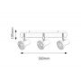Rabalux Steve 5499 lampa podsufitowa 3x15 W chrom zdj.2