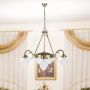 Rabalux Annabella 8633 lampa wisząca 5x60 W mosiądz zdj.4