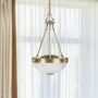 Rabalux Annabella 8637 lampa wisząca 2x60 W biała zdj.4