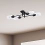 Rabalux Prudence 2672 lampa podsufitowa 4x40 W czarny zdj.4