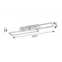 Rabalux Demetrius 71012 lampa podsufitowa 1x40 W aluminium zdj.2