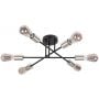 Rabalux Branwen 71026 lampa podsufitowa 6x25 W czarna zdj.1