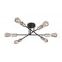 Rabalux Branwen 71026 lampa podsufitowa 6x25 W czarna zdj.3