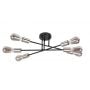 Rabalux Branwen 71026 lampa podsufitowa 6x25 W czarna zdj.4