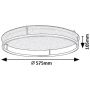 Rabalux Farenzo 71033 lampa podsufitowa 1x40 W czarna-szara zdj.2