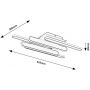 Rabalux Sindri 71050 lampa podsufitowa 1x36 W czarna zdj.2