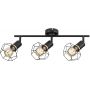 Rabalux Fran 71067 lampa podsufitowa 3x40 W czarna zdj.1