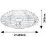Rabalux Froggo 71068 lampa podsufitowa 1x40 W biała-multikolor zdj.2