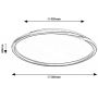 Rabalux Mathiola 71290 plafon 1x40 W czarny zdj.2