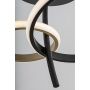 Rabalux Emilion 71296 lampa podsufitowa 1x24 W czarna-złota zdj.5