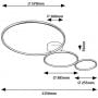 Rabalux Formand 71297 lampa podsufitowa 1x38 W czarna zdj.2