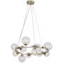 Rabalux Aslov 71300 lampa wisząca x28 W przezroczysta-złota zdj.1