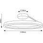 Rabalux Isaure 71302 lampa podsufitowa 1x24 W czarna zdj.2
