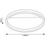 Rabalux Thric 71309 lampa podsufitowa 1x20 W czarna-złota zdj.2