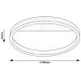 Rabalux Thrac 71311 plafon 1x20 W aluminium zdj.2
