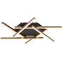 Rabalux Severine 71365 lampa podsufitowa 6x40 W biała-czarna-złota zdj.4