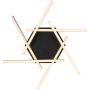Rabalux Severine 71365 lampa podsufitowa 6x40 W biała-czarna-złota zdj.5