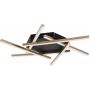 Rabalux Severine 71365 lampa podsufitowa 6x40 W biała-czarna-złota zdj.1