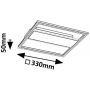 Rabalux Donya 71373 lampa podsufitowa 3x24 W biała-czarna zdj.2